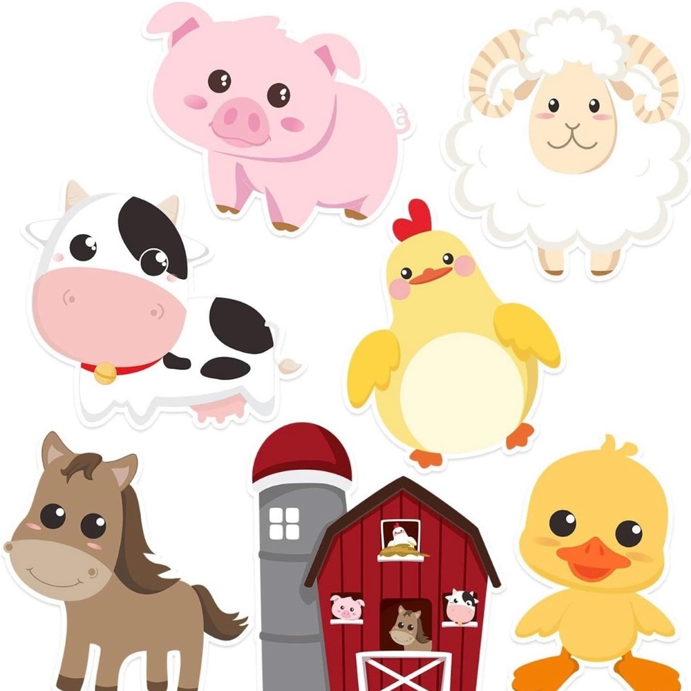 Farm Animal Cut-Out Set
